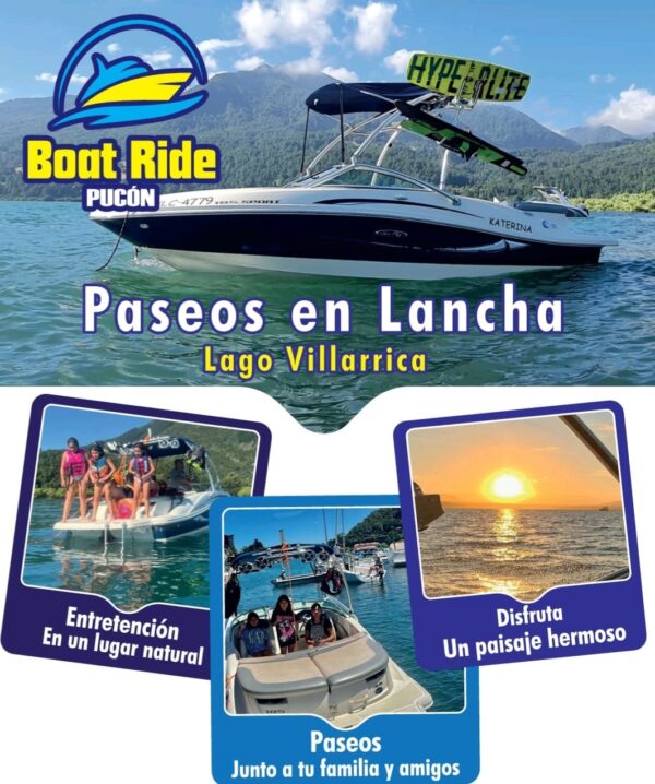 Paseos en Lancha en Pucón
