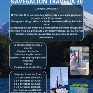 Navegación en Yate a Vela de Lujo en Pucón